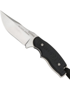 Coltello tattico dal collo nero con fodero per il collo