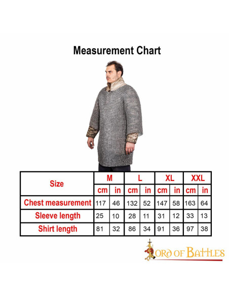 Cotta di maglia in alluminio mezza...