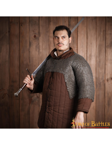 Cotta di maglia corta, anello piatto...