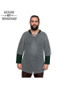 Cotta di maglia in acciaio dolce modello Haubergeon (10 mm)