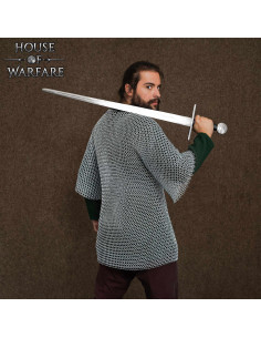 Cotta di maglia in acciaio dolce modello Haubergeon (10 mm) 2