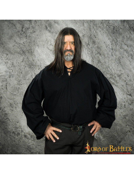 Camicia medievale in cotone modello...