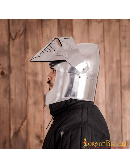 Bacino da cavaliere con visiera del...