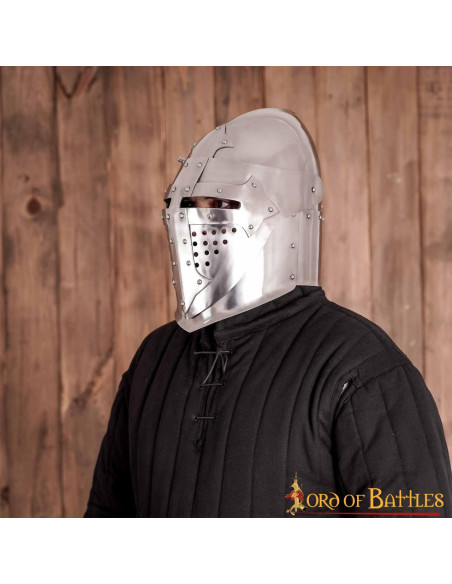 Bacino da cavaliere con visiera del...