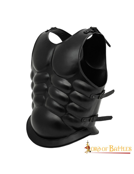 Corazza romana in acciaio annerito...