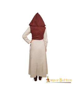 Abito medievale in cotone modello da nubile 2
