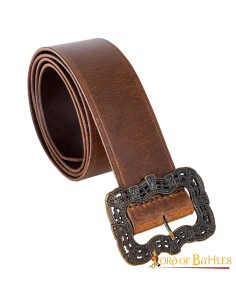 Cintura in pelle Capitan Jack Sparrow - marrone 2