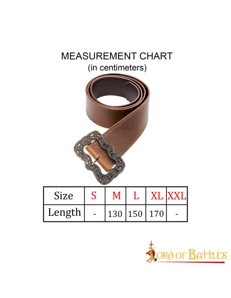 Cintura in pelle Capitan Jack Sparrow...