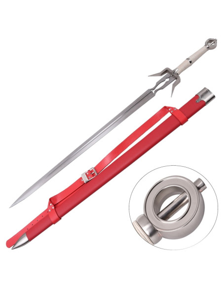 La spada Zireael di Ciri nella serie...