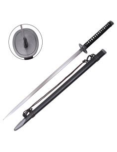 Katana ornamentale con fodero nero per appenderla