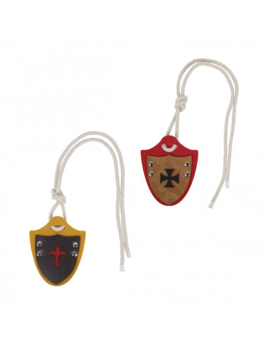 Baldracchino con corde per spada in legno per bambini
