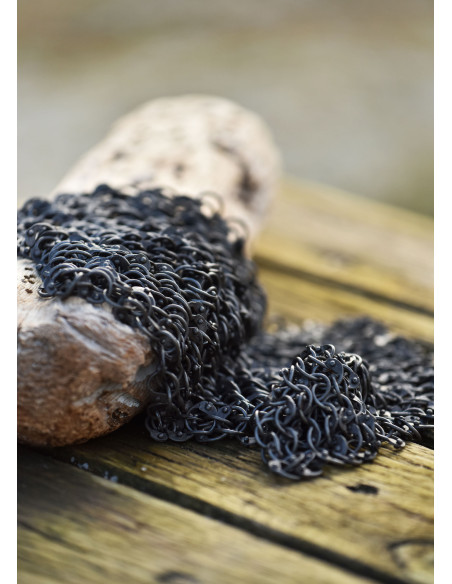 Cotta di maglia rivettata, finitura...