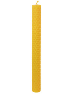 Candela a colonna in cera d'api, 4 ore. (20x2 cm.) 2