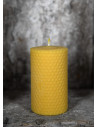 Candela a colonna in cera d'api, 17 ore. (10x5,8 cm.)