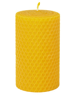 Candela a colonna in cera d'api, 17 ore. (10x5,8 cm.) 2