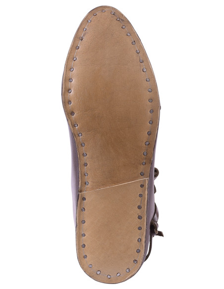 Stivaletti medievali Jorvik, marrone... Stivaletti medievali Jorvik, marrone...