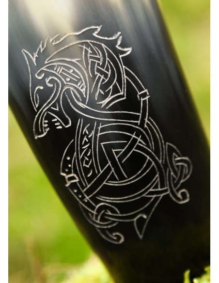 Bicchiere vichingo lupo Fenrir in...