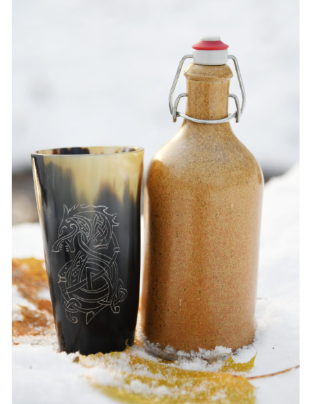 Bicchiere vichingo lupo Fenrir in...