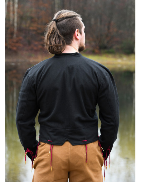 Farsetto medievale Bernhard nero con...