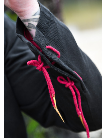 Farsetto medievale Bernhard nero con...