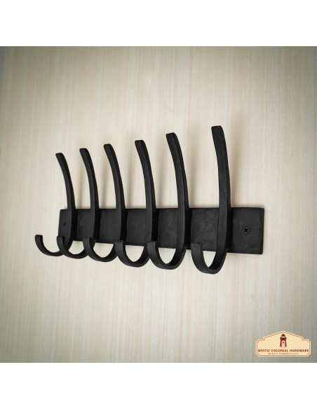 Appendiabiti da parete rustico in...