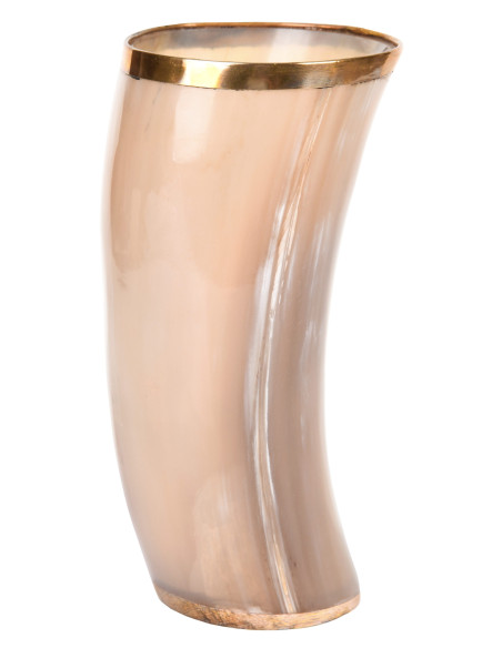 Bicchiere in corno medievale con...