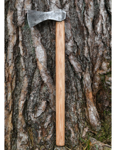 Ascia vichinga in acciaio forgiato a mano, tipo K (60 cm.) 2