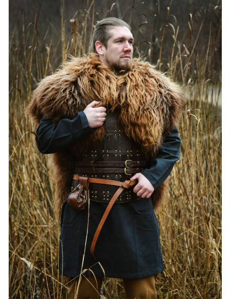 Pelle Berserker marrone per guerrieri...