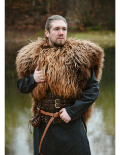 Pelle Berserker marrone per guerrieri (130x60 cm.) 2