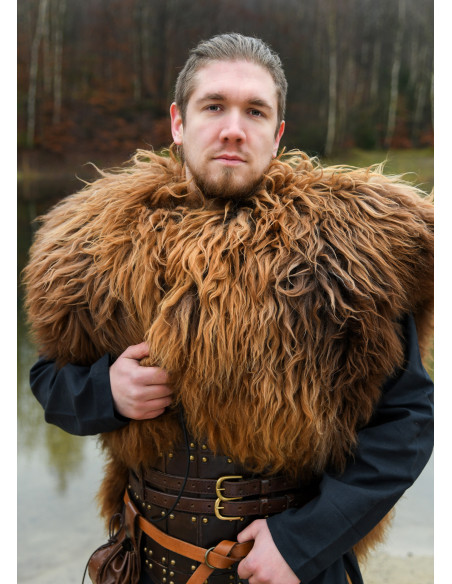 Pelle Berserker marrone per guerrieri...