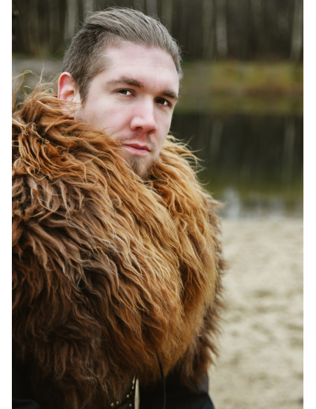 Pelle Berserker marrone per guerrieri...