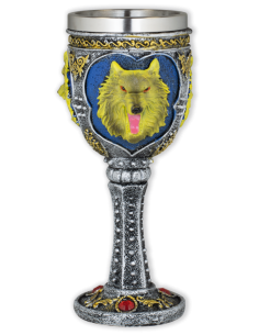 Coppa ornamentale con figura di lupo (18,5 cm.)
