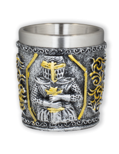Bicchierino Templare oro-argento (6 cm.)