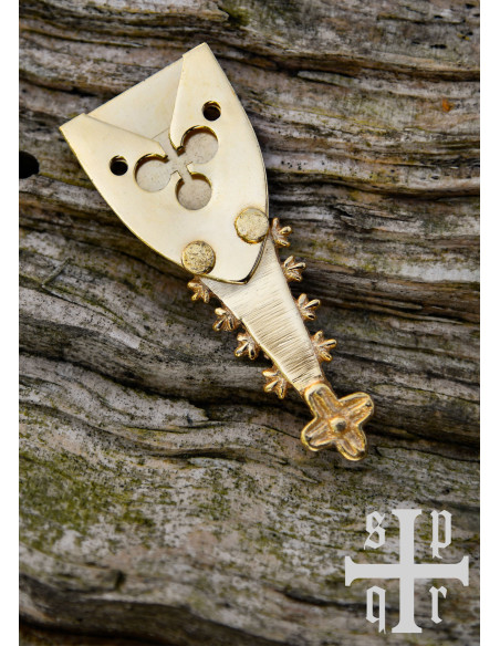 Piastra trifoglio in ottone per...