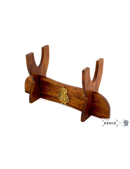Supporto in legno con scudo di Napoleone