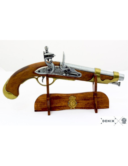 Supporto in legno con scudo di Napoleone