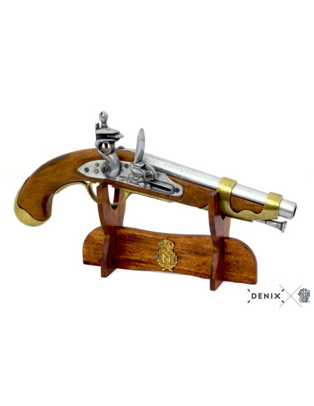 Supporto in legno con scudo di Napoleone