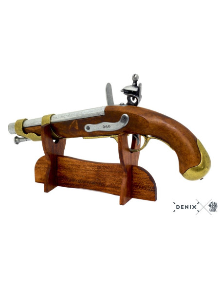 Supporto in legno con scudo di Napoleone