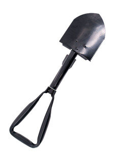 Terza pala tattica pieghevole in acciaio (46 cm.)