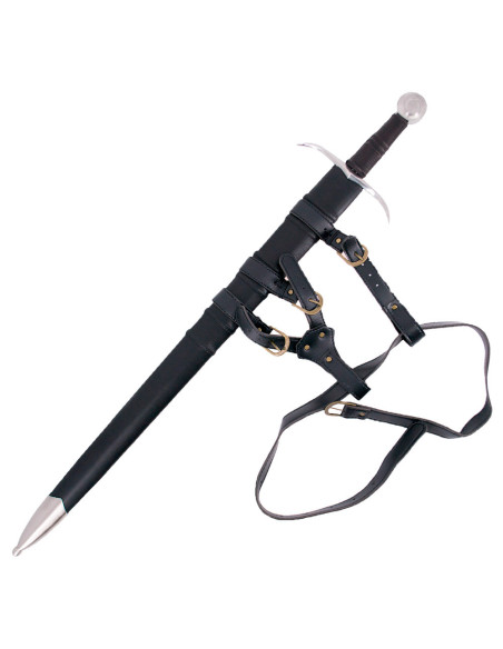 Spada medievale a una mano con fodero...