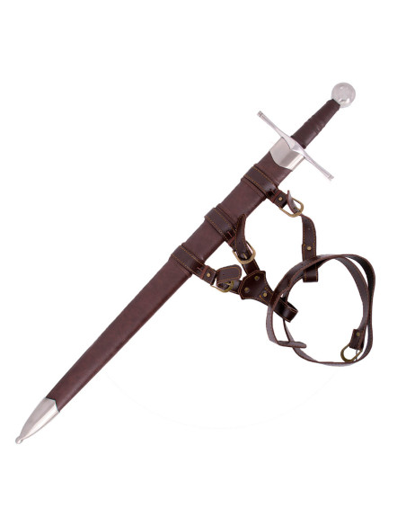 Spada medievale a una mano con fodero...