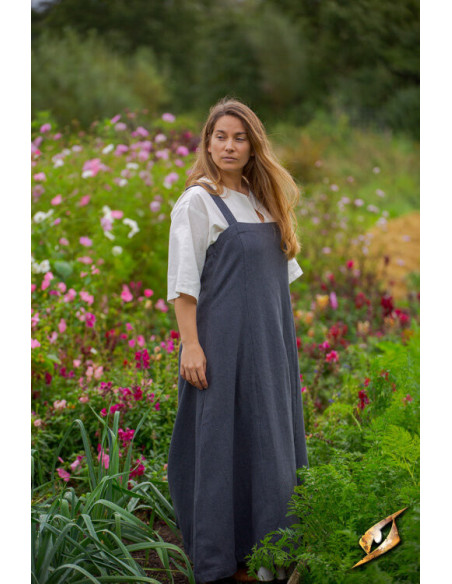 Abito vichingo da donna Frida grigio...