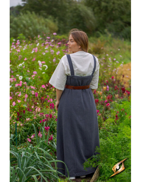 Abito vichingo da donna Frida grigio...