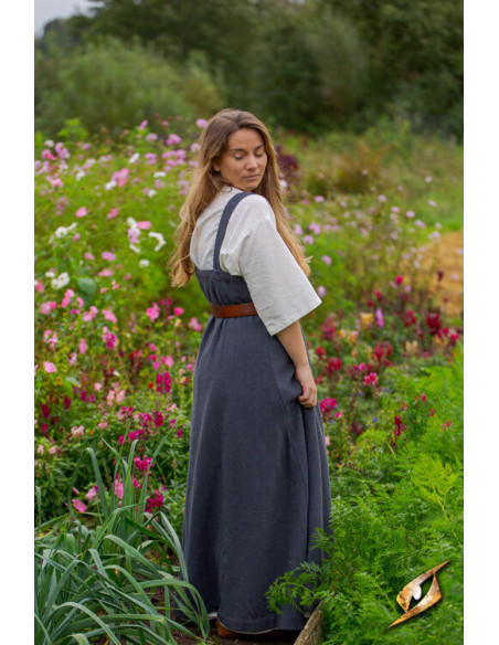 Abito vichingo da donna Frida grigio...