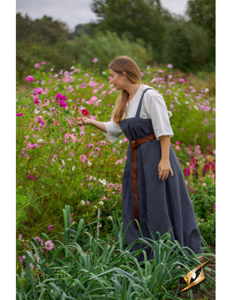 Abito vichingo da donna Frida grigio...