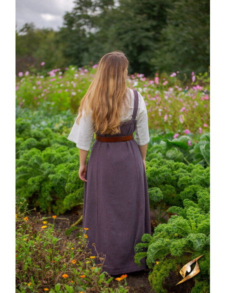 Abito vichingo da donna Frida grigio...