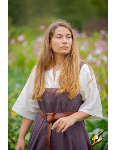 Abito vichingo da donna Frida grigio...