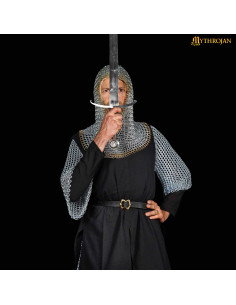 Boia in maglia di acciaio dolce, bordo in ottone (10 mm.) 2