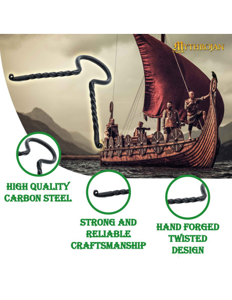 Supporto in corno intrecciato in...