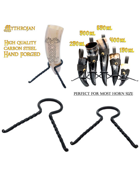 Supporto in corno intrecciato in...